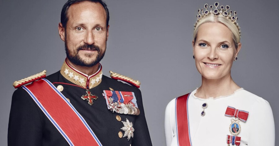 принц Норвегии Хокон и Метте-Марит