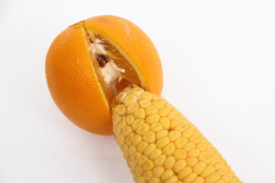 кукурузка в апельсине