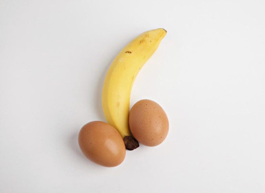 банан и яйца