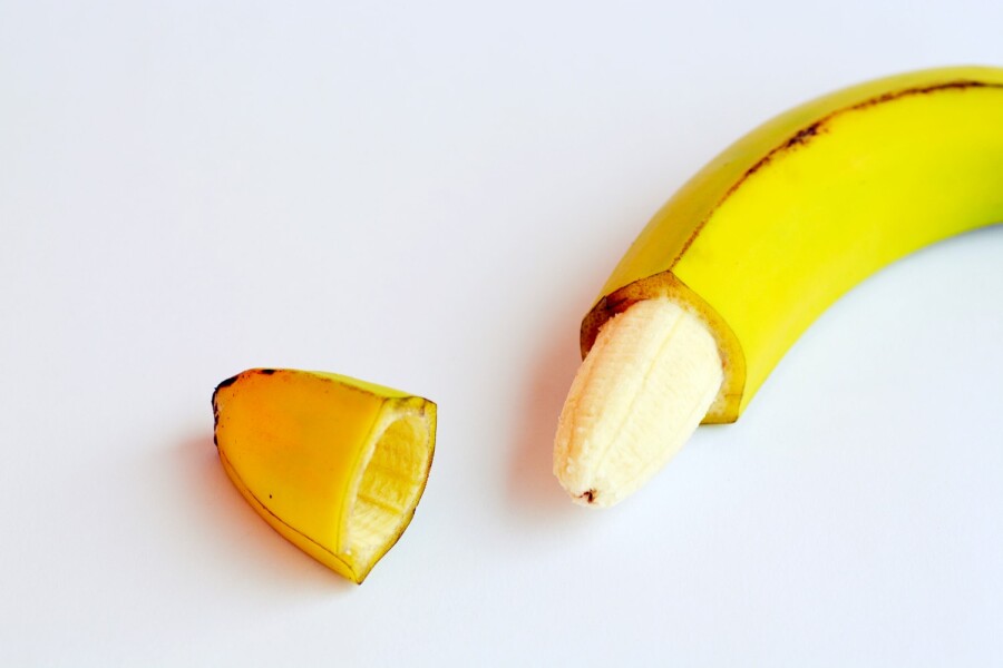 банан без кончика
