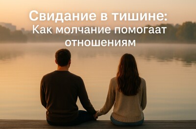 Свидание в тишине: как молчание усиливает близость и углубляет чувства