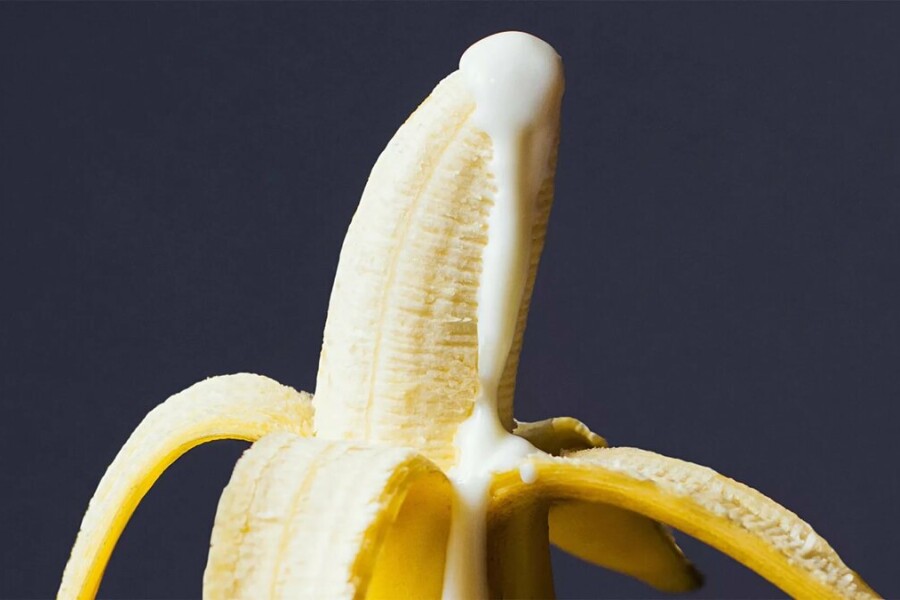 банан с кремом