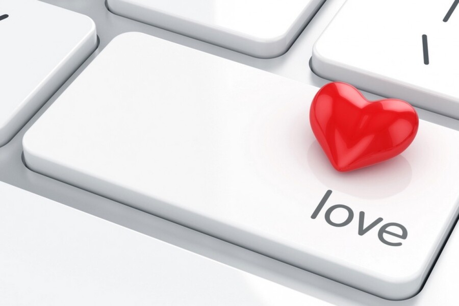 клавиатура сердечко