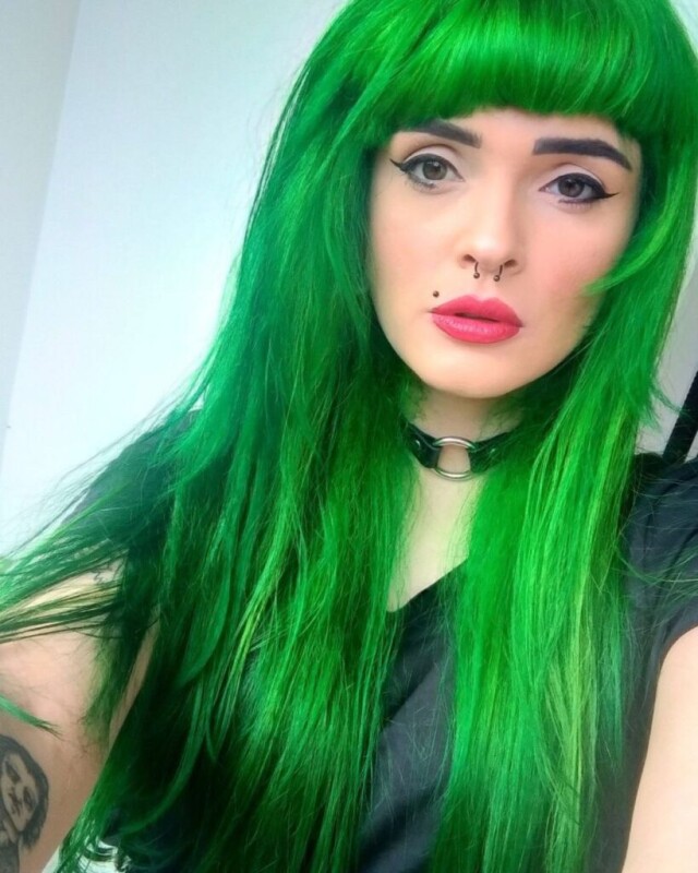 Красивые девушки с зелеными волосами: 76 ФОТО