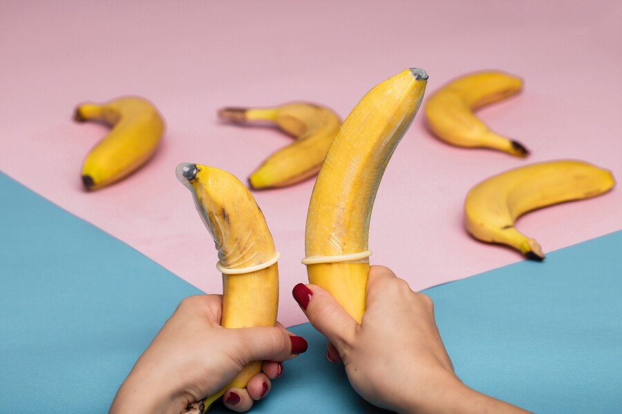 бананы в презервативах