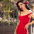 Красивые девушки в красном платье (79 ФОТО)