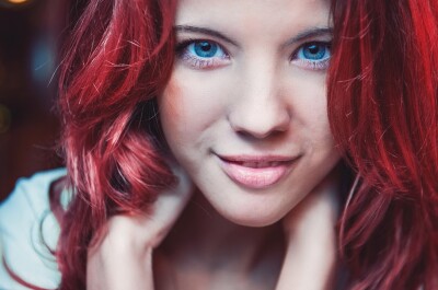 Красивые девушки с красными волосами (96 ФОТО)