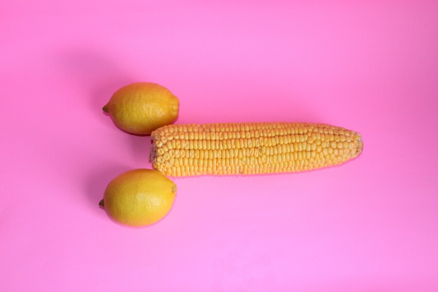 кукуруза и лимоны