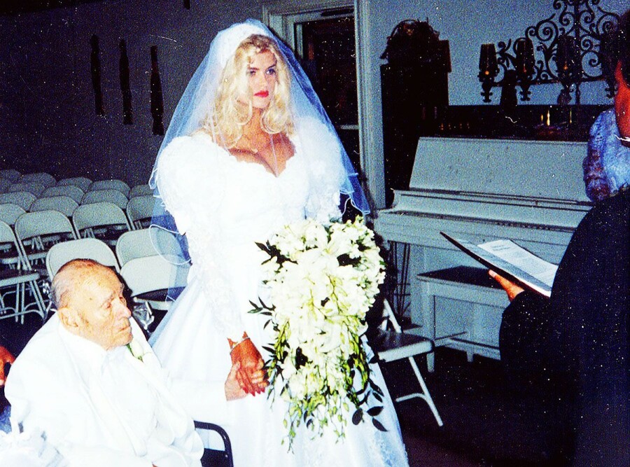 Анна Николь Смит свадебное фото