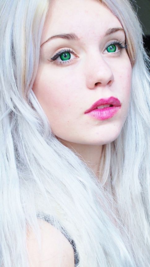 Красивые фото девушек с белыми волосами