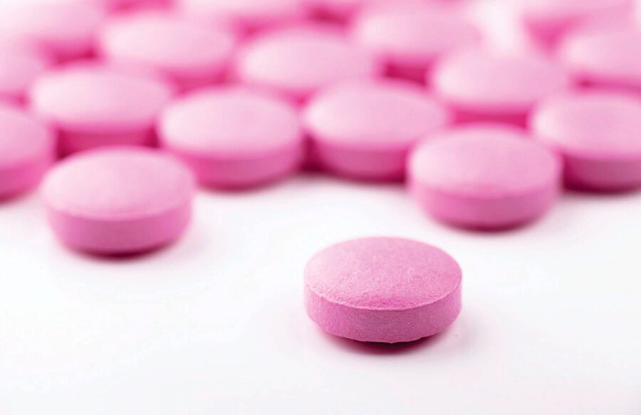 розовые таблетки