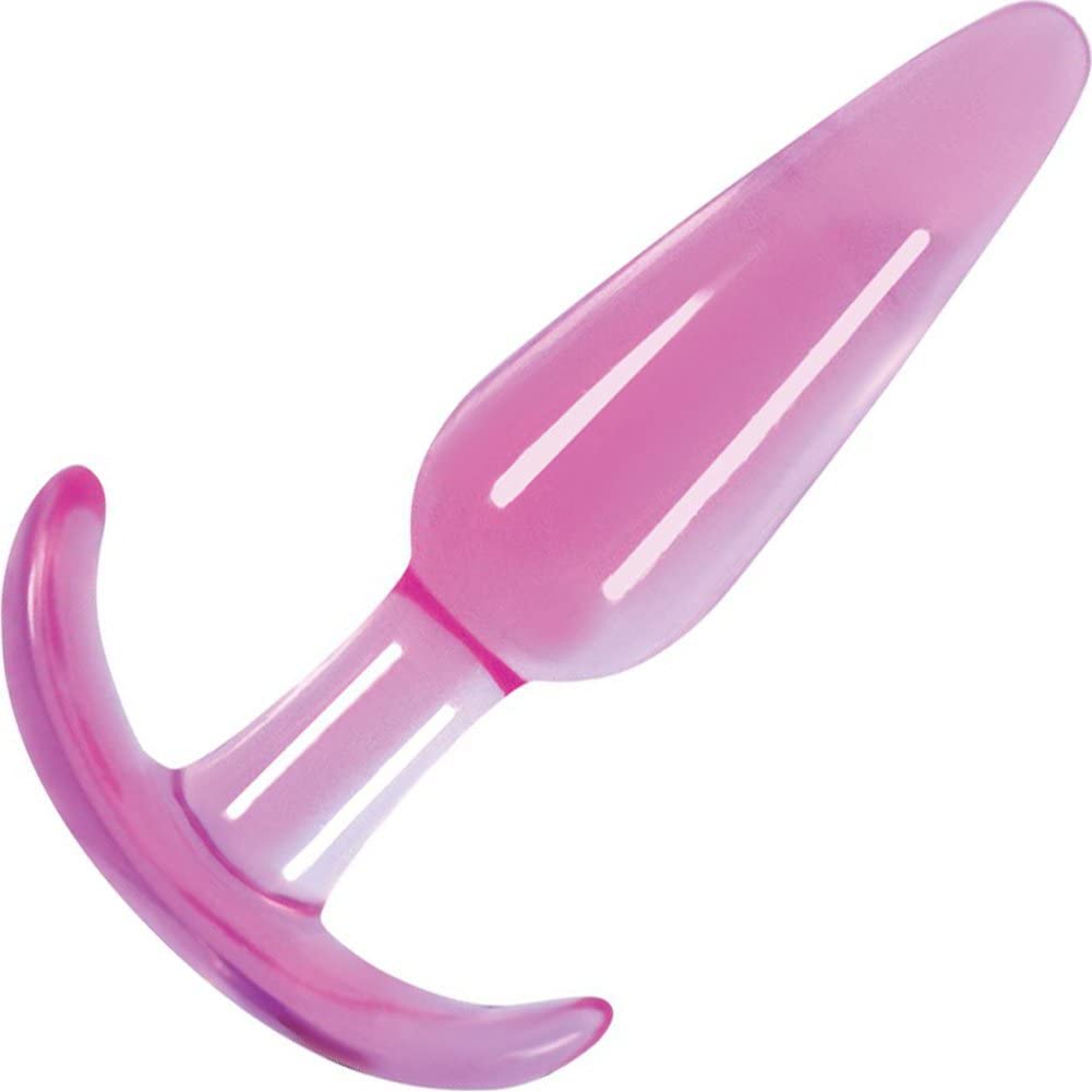 Анальная Пробка Butt Plug Pink Slim Medium с нежной текстурой