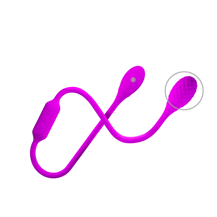 Гибкий вибростимулятор для пар с круглыми концами Dream Lovers Whip от Baile