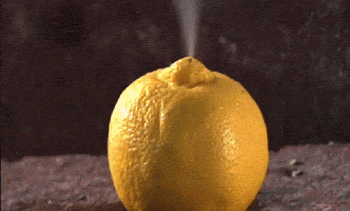 лимон взрывается
