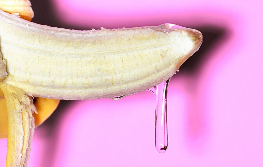 капелька на банане